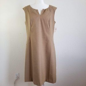 NWT Coldwater Creek Twill Sheath Dress Size 16